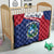 Personalised Liberia Quilt Coat Of Arms - African Pattern - Wonder Print Shop