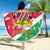 Namibia Christmas Beach Blanket Coat Of Arms Frohe Weihnachten - Wonder Print Shop