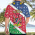 Namibia Christmas Hawaiian Shirt Coat Of Arms Frohe Weihnachten - Wonder Print Shop