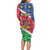 Namibia Christmas Long Sleeve Bodycon Dress Coat Of Arms Frohe Weihnachten - Wonder Print Shop