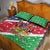 Namibia Christmas Quilt Bed Set Coat Of Arms Frohe Weihnachten - Wonder Print Shop