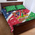 Namibia Christmas Quilt Bed Set Coat Of Arms Frohe Weihnachten - Wonder Print Shop