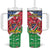 Namibia Christmas Tumbler With Handle Coat Of Arms Frohe Weihnachten - Wonder Print Shop