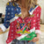 Namibia Christmas Women Casual Shirt Coat Of Arms Frohe Weihnachten