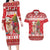 Peru Christmas Couples Matching Long Sleeve Bodycon Dress and Hawaiian Shirt Peruvian Alpaca Feliz Navidad - Wonder Print Shop