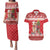 Peru Christmas Couples Matching Puletasi and Hawaiian Shirt Peruvian Alpaca Feliz Navidad - Wonder Print Shop