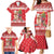 Peru Christmas Family Matching Mermaid Dress and Hawaiian Shirt Peruvian Alpaca Feliz Navidad - Wonder Print Shop