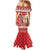 Peru Christmas Family Matching Mermaid Dress and Hawaiian Shirt Peruvian Alpaca Feliz Navidad - Wonder Print Shop