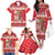 Peru Christmas Family Matching Off The Shoulder Long Sleeve Dress and Hawaiian Shirt Peruvian Alpaca Feliz Navidad - Wonder Print Shop