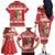 Peru Christmas Family Matching Off The Shoulder Long Sleeve Dress and Hawaiian Shirt Peruvian Alpaca Feliz Navidad - Wonder Print Shop