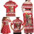 Peru Christmas Family Matching Off Shoulder Maxi Dress and Hawaiian Shirt Peruvian Alpaca Feliz Navidad - Wonder Print Shop