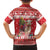 Peru Christmas Family Matching Off Shoulder Short Dress and Hawaiian Shirt Peruvian Alpaca Feliz Navidad - Wonder Print Shop