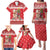 Peru Christmas Family Matching Puletasi and Hawaiian Shirt Peruvian Alpaca Feliz Navidad - Wonder Print Shop