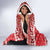 Peru Christmas Hooded Blanket Peruvian Alpaca Feliz Navidad