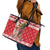 Peru Christmas Leather Tote Bag Peruvian Alpaca Feliz Navidad - Wonder Print Shop