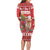 Peru Christmas Long Sleeve Bodycon Dress Peruvian Alpaca Feliz Navidad - Wonder Print Shop