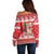 Peru Christmas Off Shoulder Sweater Peruvian Alpaca Feliz Navidad - Wonder Print Shop