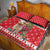 Peru Christmas Quilt Bed Set Peruvian Alpaca Feliz Navidad - Wonder Print Shop