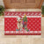 Peru Christmas Rubber Doormat Peruvian Alpaca Feliz Navidad - Wonder Print Shop