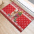 Peru Christmas Rubber Doormat Peruvian Alpaca Feliz Navidad - Wonder Print Shop