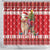 Peru Christmas Shower Curtain Peruvian Alpaca Feliz Navidad