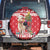 Peru Christmas Spare Tire Cover Peruvian Alpaca Feliz Navidad - Wonder Print Shop