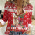 Peru Christmas Women Casual Shirt Peruvian Alpaca Feliz Navidad