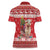 Peru Christmas Women Polo Shirt Peruvian Alpaca Feliz Navidad - Wonder Print Shop