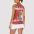 Peru Christmas Women Sleeveless Polo Shirt Peruvian Alpaca Feliz Navidad - Wonder Print Shop