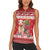 Peru Christmas Women Sleeveless Polo Shirt Peruvian Alpaca Feliz Navidad - Wonder Print Shop