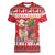 Peru Christmas Women V-Neck T-Shirt Peruvian Alpaca Feliz Navidad - Wonder Print Shop