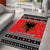 Albania Christmas Area Rug Albanian Eagle Gezuar Krishtlindja - Wonder Print Shop