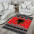 Albania Christmas Area Rug Albanian Eagle Gezuar Krishtlindja - Wonder Print Shop