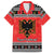 Albania Christmas Family Matching Puletasi and Hawaiian Shirt Albanian Eagle Gezuar Krishtlindja - Wonder Print Shop