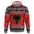 Albania Christmas Hoodie Albanian Eagle Gezuar Krishtlindja - Wonder Print Shop