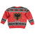 Albania Christmas Kid Ugly Christmas Sweater Albanian Eagle Gezuar Krishtlindja - Wonder Print Shop