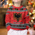 Albania Christmas Kid Ugly Christmas Sweater Albanian Eagle Gezuar Krishtlindja - Wonder Print Shop