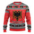 Albania Christmas Ugly Christmas Sweater Albanian Eagle Gezuar Krishtlindja - Wonder Print Shop