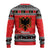 Albania Christmas Ugly Christmas Sweater Albanian Eagle Gezuar Krishtlindja - Wonder Print Shop