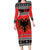 Albania Christmas Long Sleeve Bodycon Dress Albanian Eagle Gezuar Krishtlindja - Wonder Print Shop