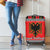 Albania Christmas Luggage Cover Albanian Eagle Gezuar Krishtlindja - Wonder Print Shop