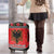 Albania Christmas Luggage Cover Albanian Eagle Gezuar Krishtlindja - Wonder Print Shop