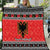 Albania Christmas Quilt Albanian Eagle Gezuar Krishtlindja - Wonder Print Shop