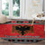 Albania Christmas Round Carpet Albanian Eagle Gezuar Krishtlindja