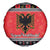 Albania Christmas Spare Tire Cover Albanian Eagle Gezuar Krishtlindja - Wonder Print Shop