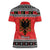 Albania Christmas Women Polo Shirt Albanian Eagle Gezuar Krishtlindja - Wonder Print Shop