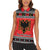 Albania Christmas Women Sleeveless Polo Shirt Albanian Eagle Gezuar Krishtlindja - Wonder Print Shop