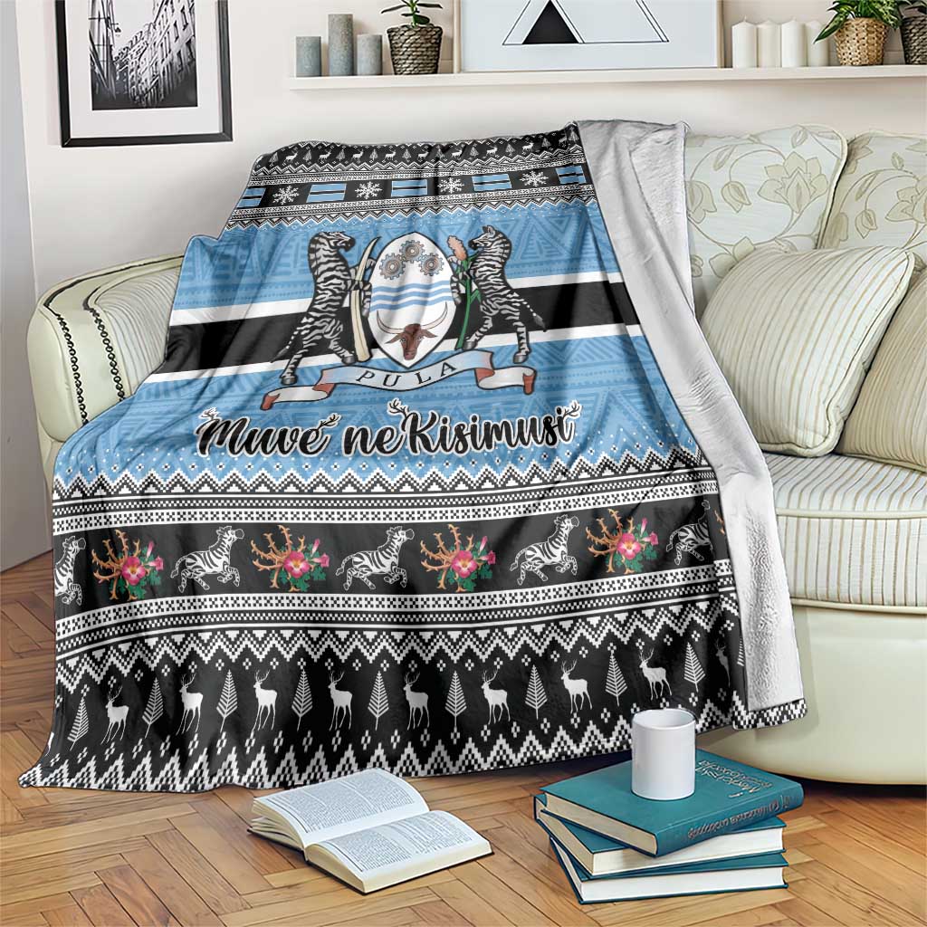 Botswana Christmas Blanket Coat Of Arms Muve neKisimusi