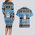 Botswana Christmas Couples Matching Long Sleeve Bodycon Dress and Hawaiian Shirt Coat Of Arms Muve neKisimusi - Wonder Print Shop