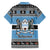 Botswana Christmas Family Matching Long Sleeve Bodycon Dress and Hawaiian Shirt Coat Of Arms Muve neKisimusi - Wonder Print Shop